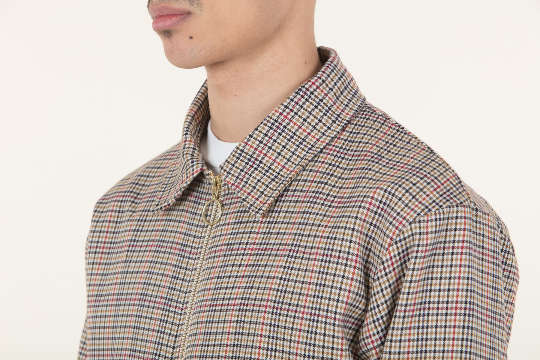 Houndstooth Woven Jacket